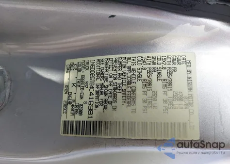 2004 Nissan Frontier Xe from USA, damaged, VIN 1N6DD26T84C416981